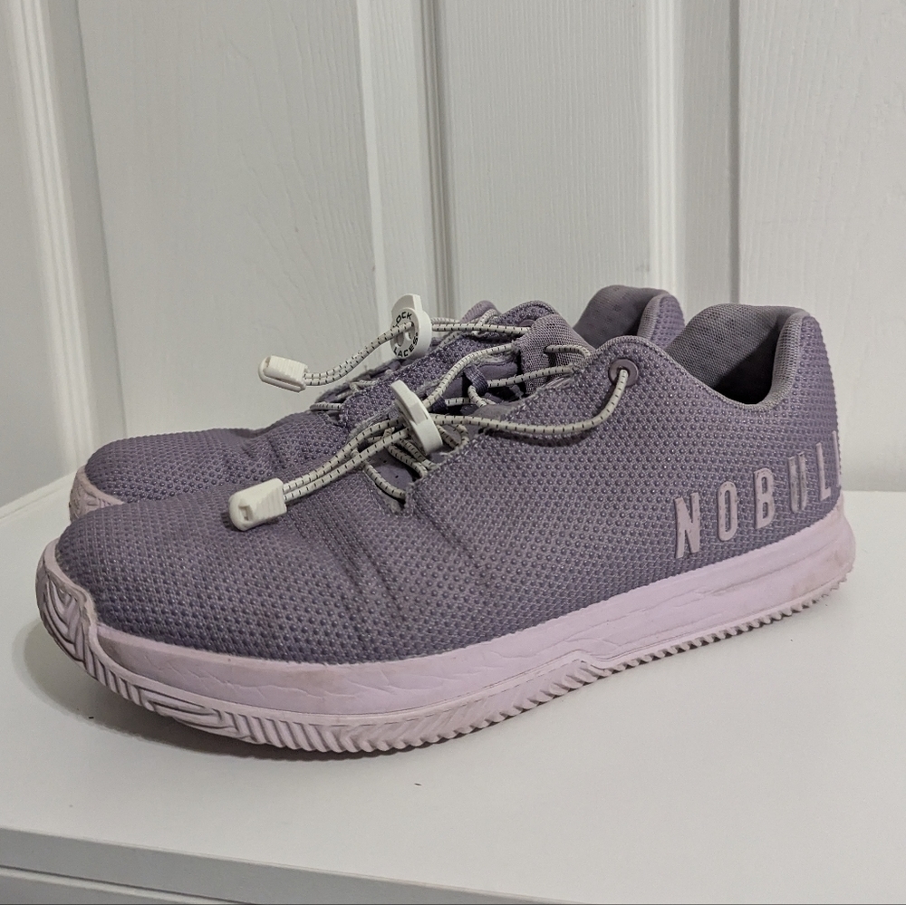 No Bull Womens 11.5 Mens 10 Shoes Purple Sneakers Athletic Run Gym